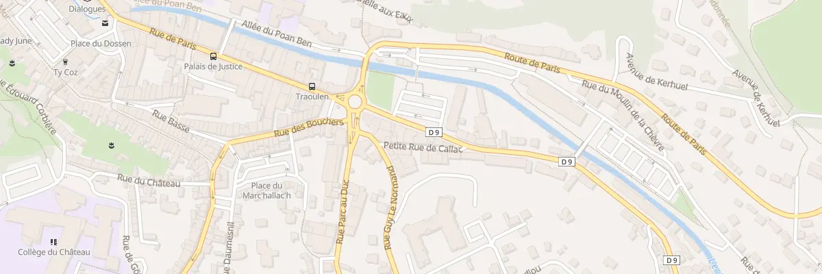 Plan du 11 Rue de Callac à Morlaix