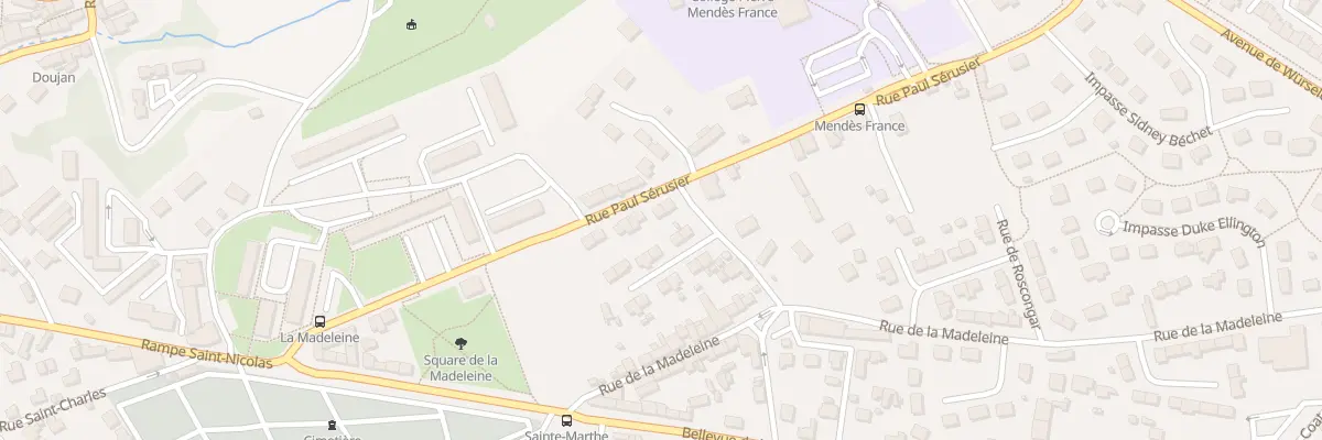 Plan du 15 Rue Paul Sérusier à Morlaix