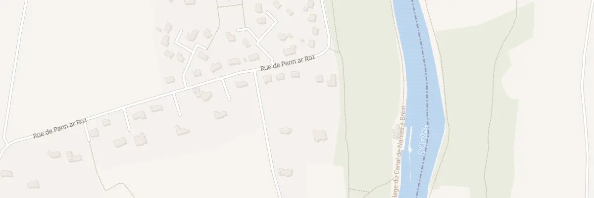 Plan du 22 Rue de Penn ar Roz à Châteauneuf-du-Faou