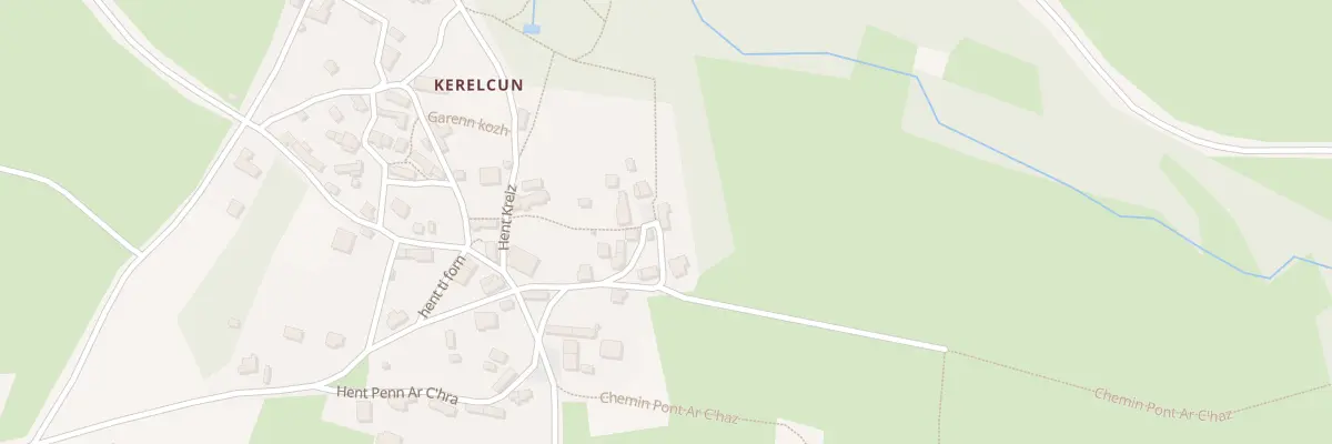 Plan du 9003 Vc Plas Leurger Verve à La Feuillée