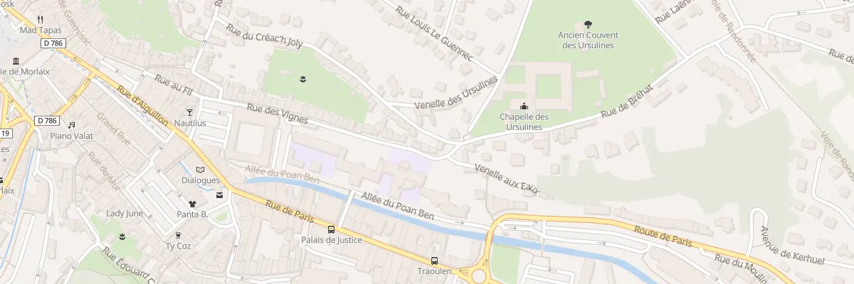Plan du 56 Rue des Vignes à Morlaix