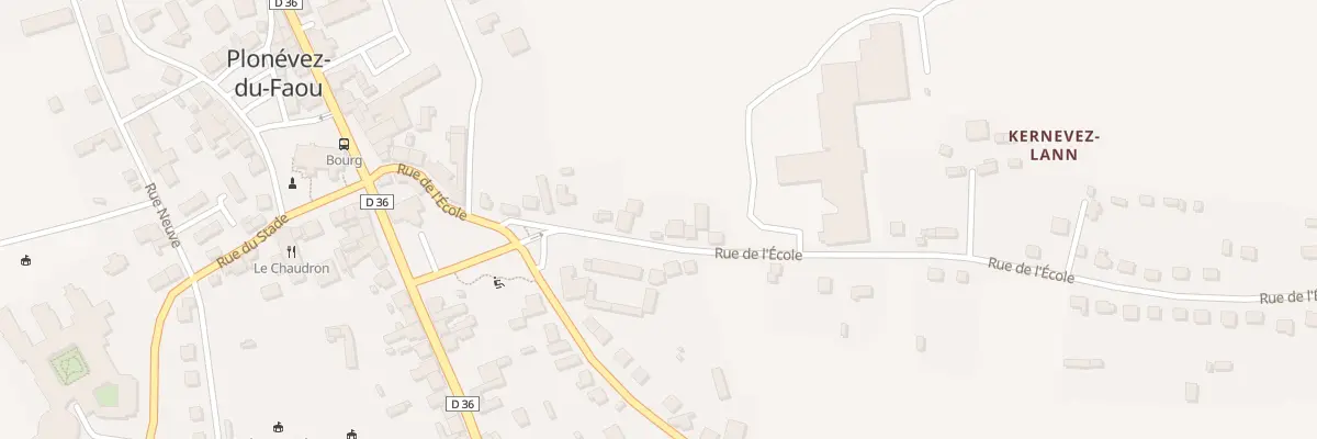 Plan du 26 Rue de l’Ecole à Plonévez-du-Faou