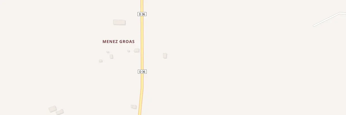 Plan du 323A Menez Groas à Tourch