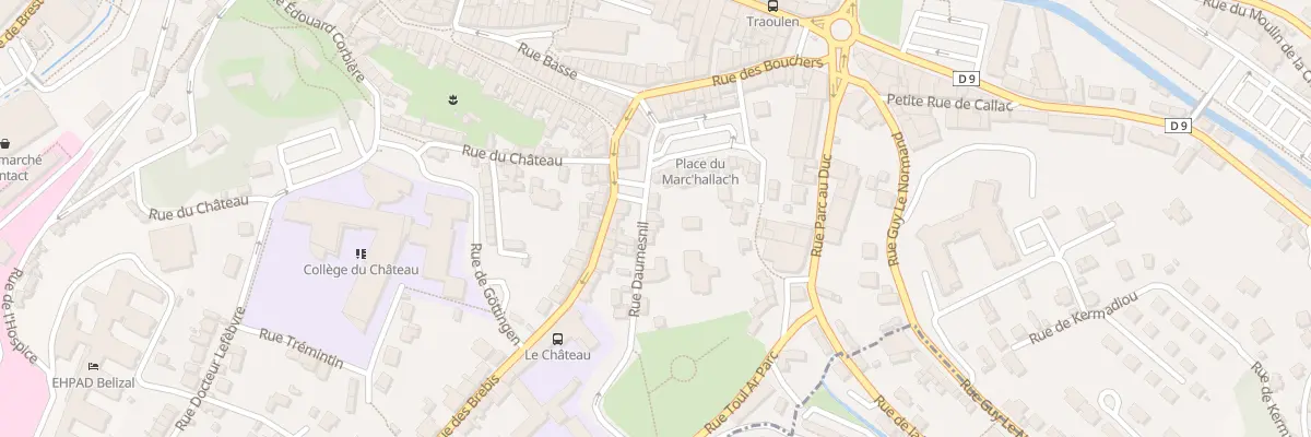 Plan du 4 Rue Daumesnil à Morlaix