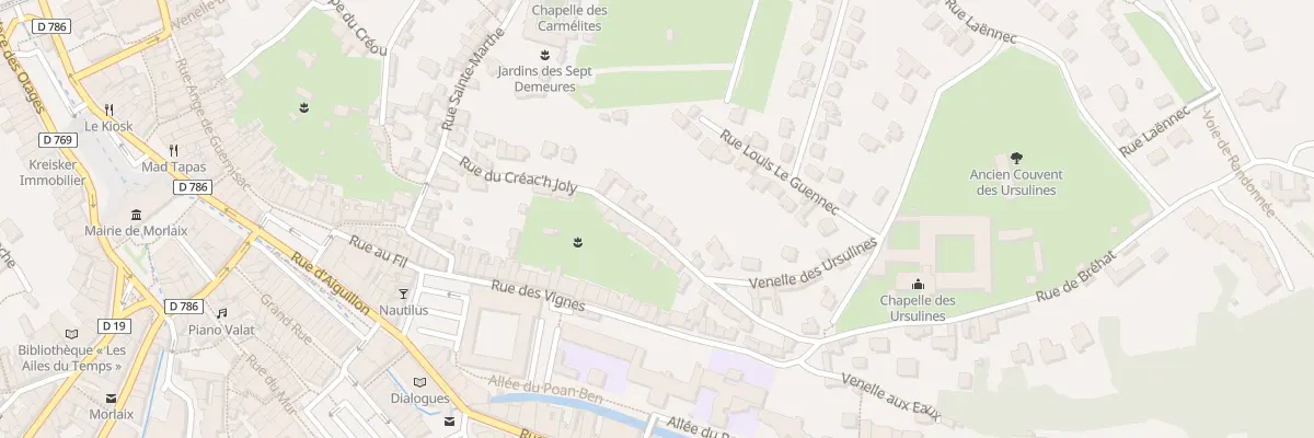 Plan du 8 Rue du Creach Joly à Morlaix