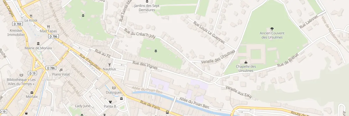 Plan du 15 Rue du Creach Joly à Morlaix