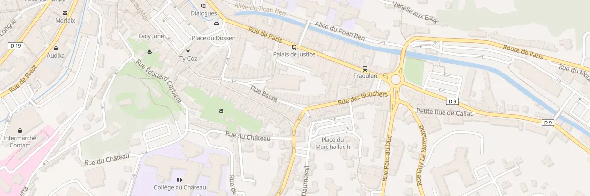 Plan du 48 Rue Basse à Morlaix