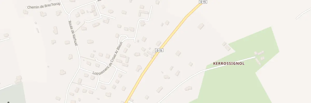 Plan du 671 Rue de Leuhan à Coray