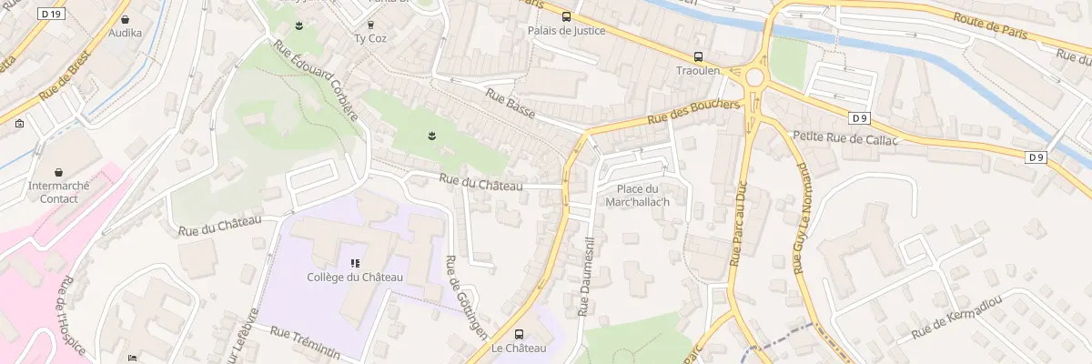 Plan du 3 Rue du Château à Morlaix