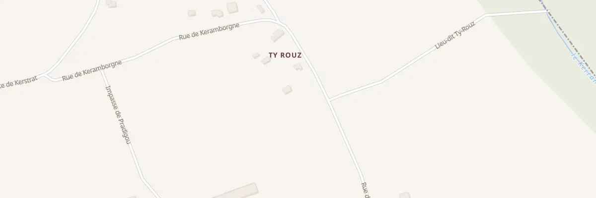 Plan du 550 Rue de Keramborne à Trégunc