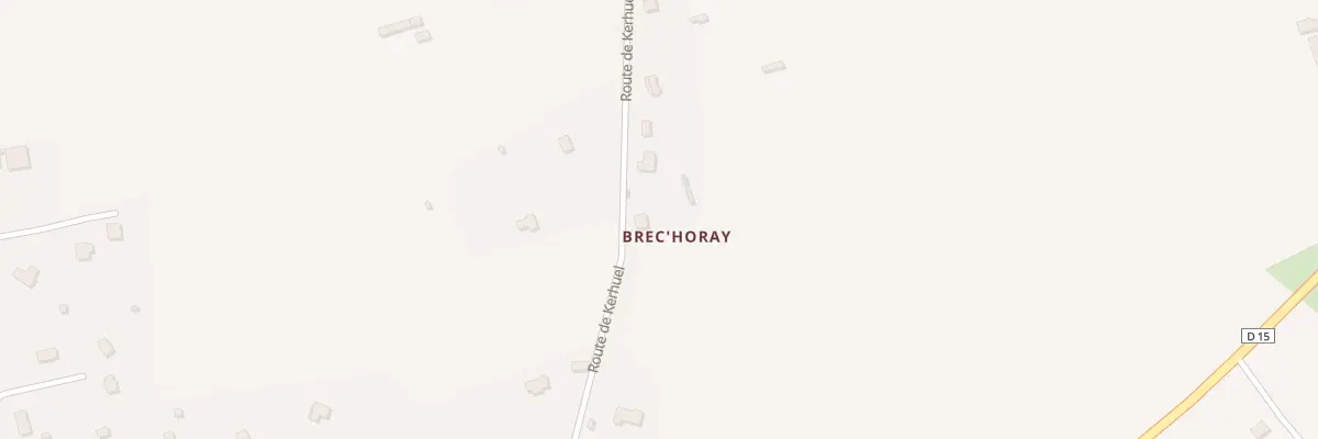 Plan du 662A Brec’Horay à Coray