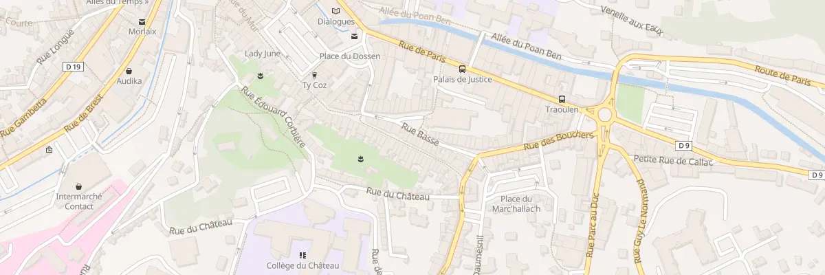 Plan du 23 Rue Basse à Morlaix