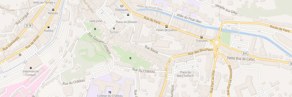 Plan du 19 Rue Basse à Morlaix