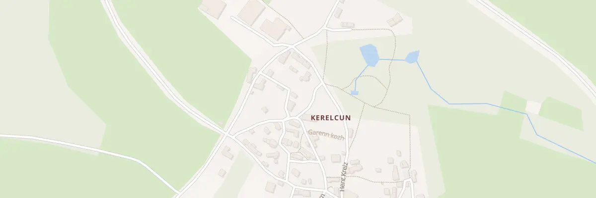 Plan du 9007 Vc Hent Leurger Vihan à La Feuillée