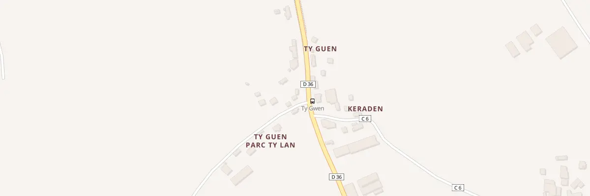Plan du 133 Ty Guen à Fouesnant