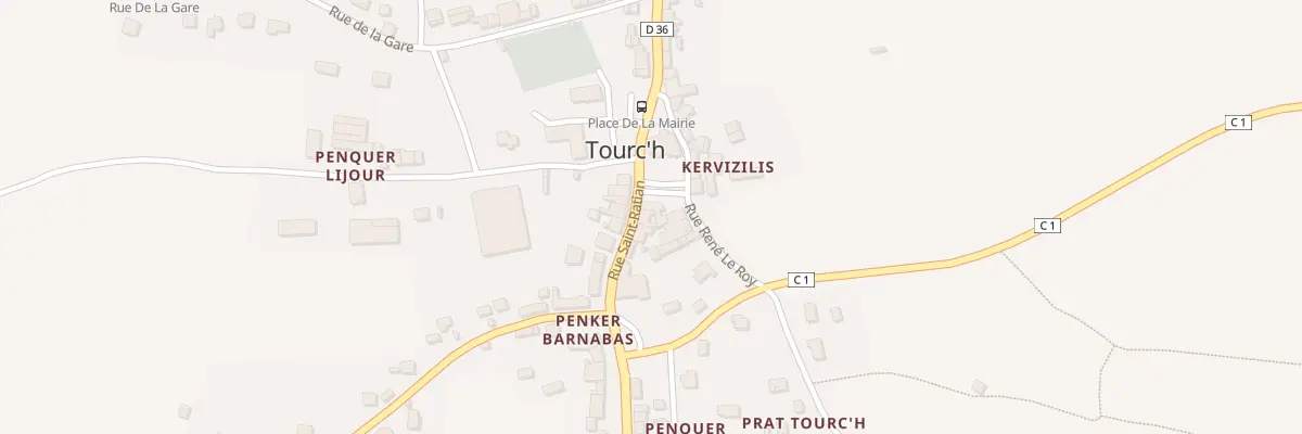 Plan du 1 Pl des Resistants à Tourch