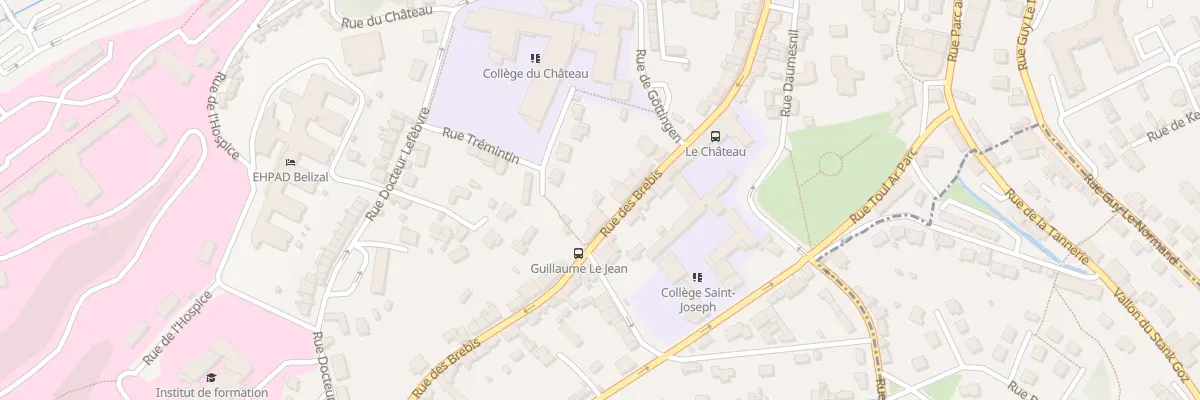 Plan du 33B Rue des Brebis à Morlaix