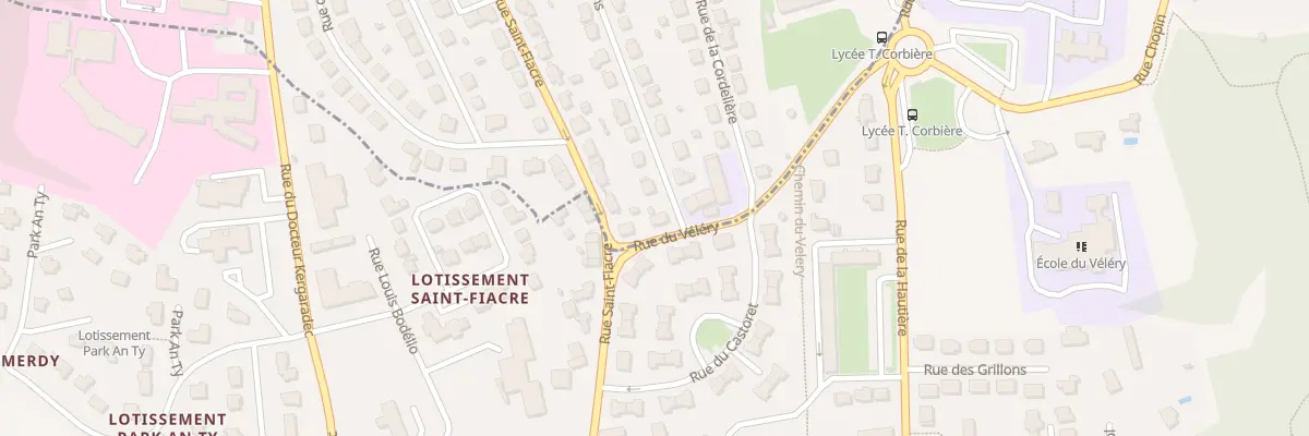 Plan du 41 Rue des Jardins à Morlaix