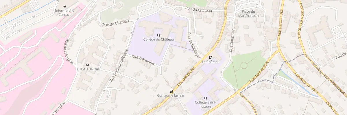 Plan du 12 Rue Docteur le Stir à Morlaix