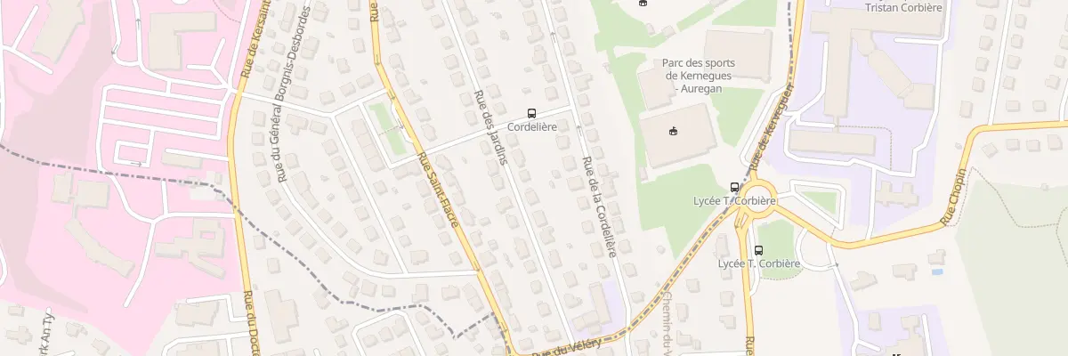Plan du 32 Rue des Jardins à Morlaix