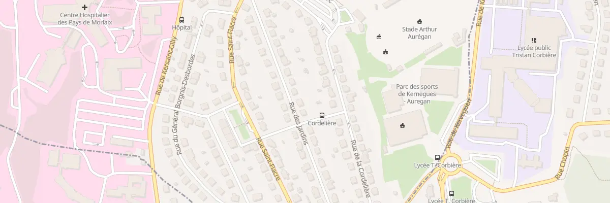 Plan du 24 Rue des Jardins à Morlaix