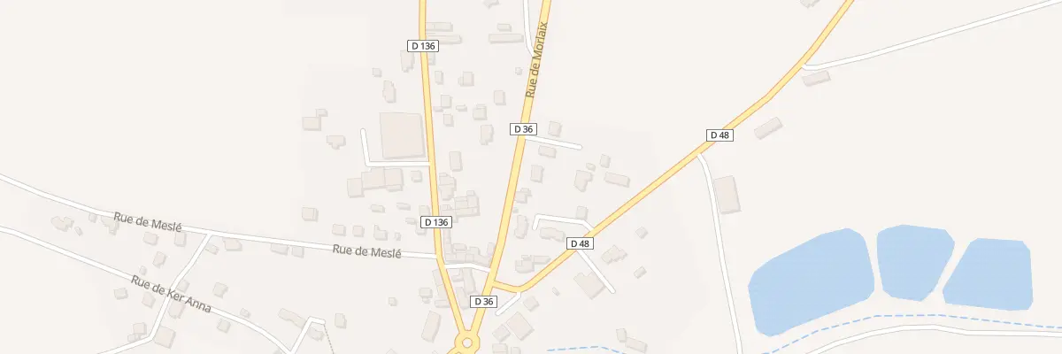 Plan du 9 Rue de Morlaix à Plonévez-du-Faou