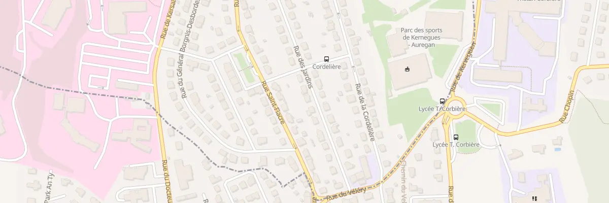 Plan du 27 Rue des Jardins à Morlaix