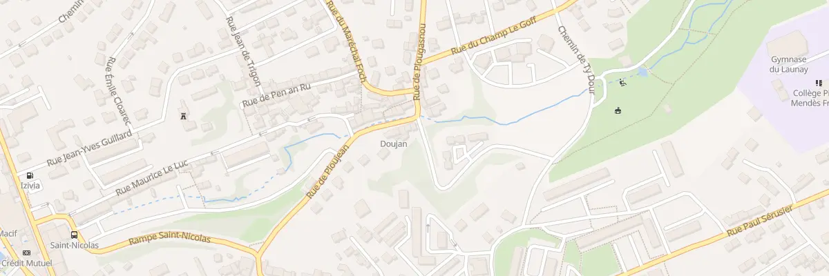 Plan du 59 Rue de ploujean à Morlaix