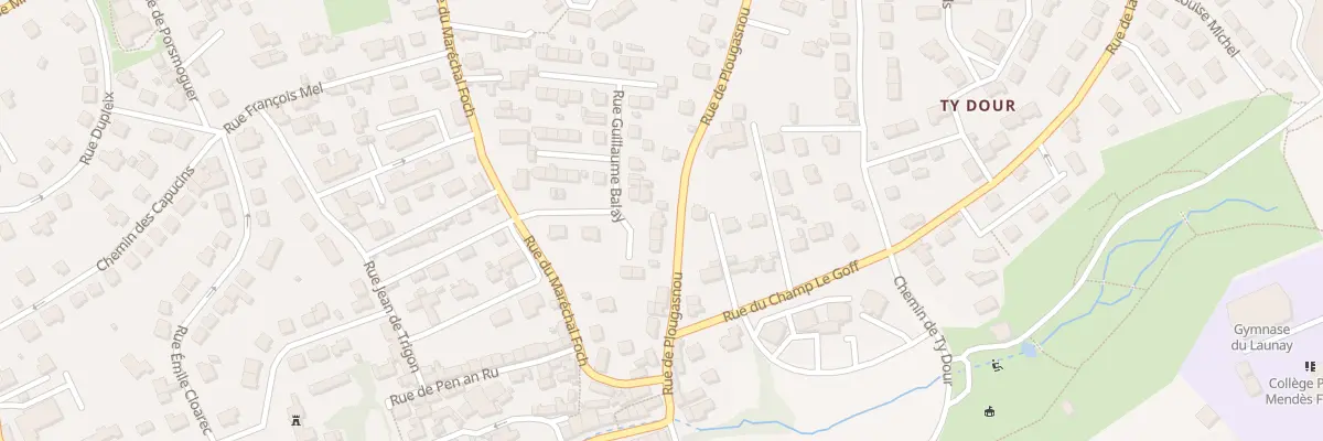 Plan du 15 Rue Guillaume Balay à Morlaix