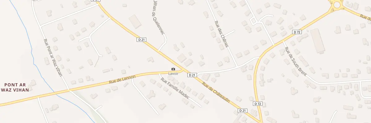 Plan du 11 Rue de Kerverger à Châteauneuf-du-Faou
