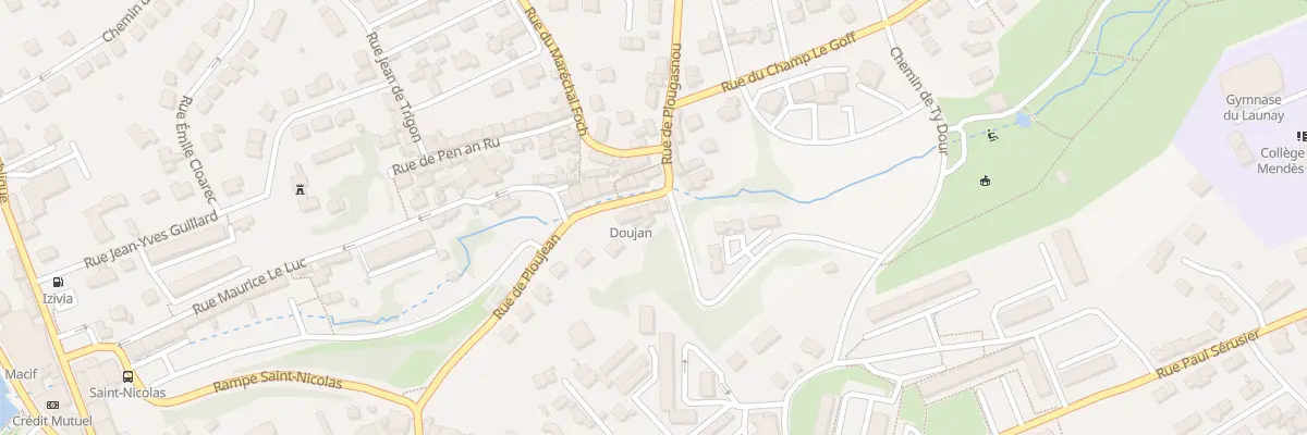 Plan du 57 Rue de ploujean à Morlaix