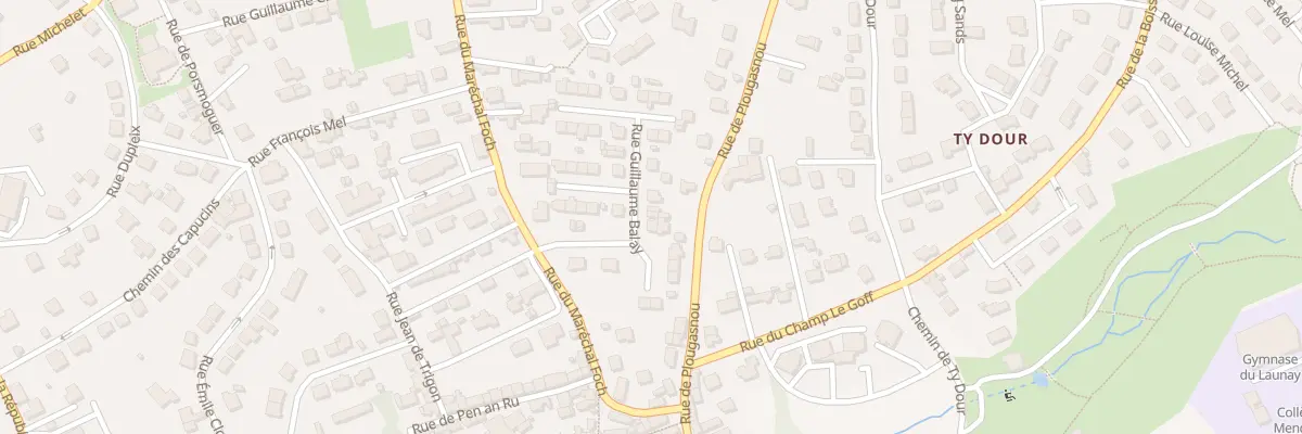Plan du 19 Rue Guillaume Balay à Morlaix