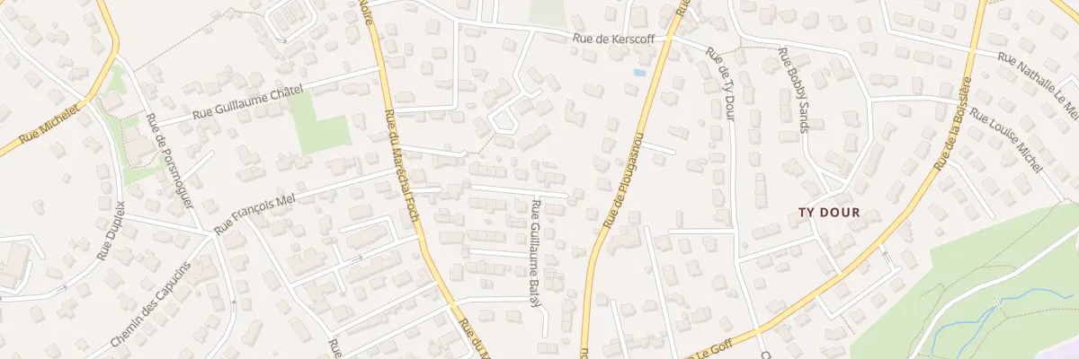 Plan du 35 Rue Guillaume Balay à Morlaix