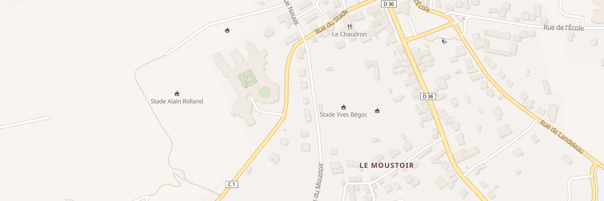 Plan du 7 Rue du Moustoir à Plonévez-du-Faou