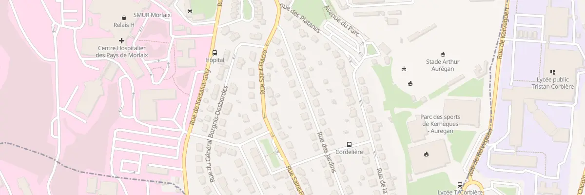 Plan du 11 Rue des Jardins à Morlaix