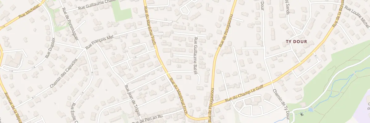 Plan du 4 Rue Guillaume Balay à Morlaix