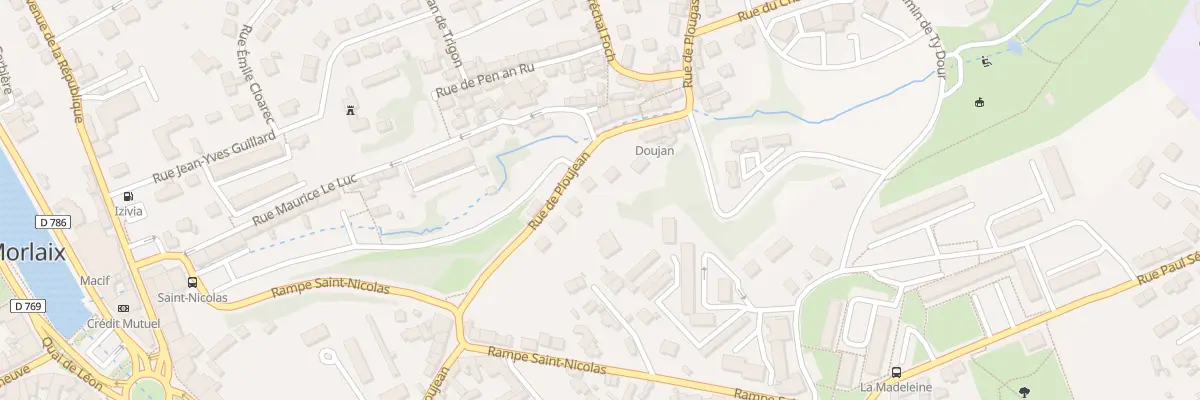 Plan du 47B Rue de ploujean à Morlaix