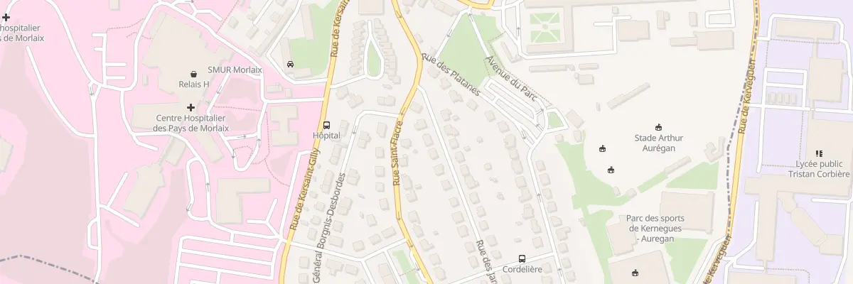 Plan du 5 Rue des Jardins à Morlaix