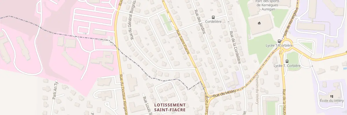 Plan du 16 Rue des Champs à Morlaix