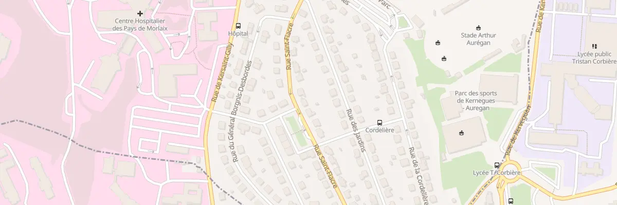 Plan du 16 Rue de Saint Fiacre à Morlaix