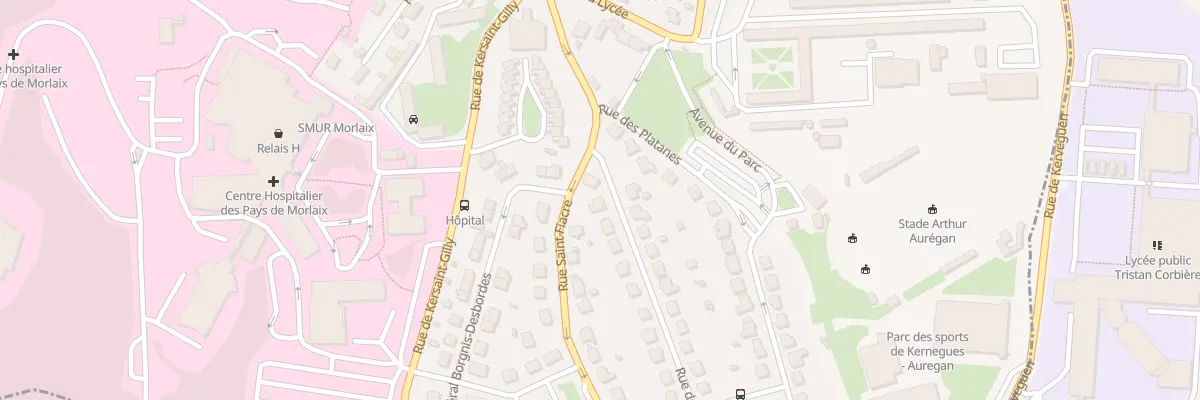 Plan du 3 Rue des Jardins à Morlaix