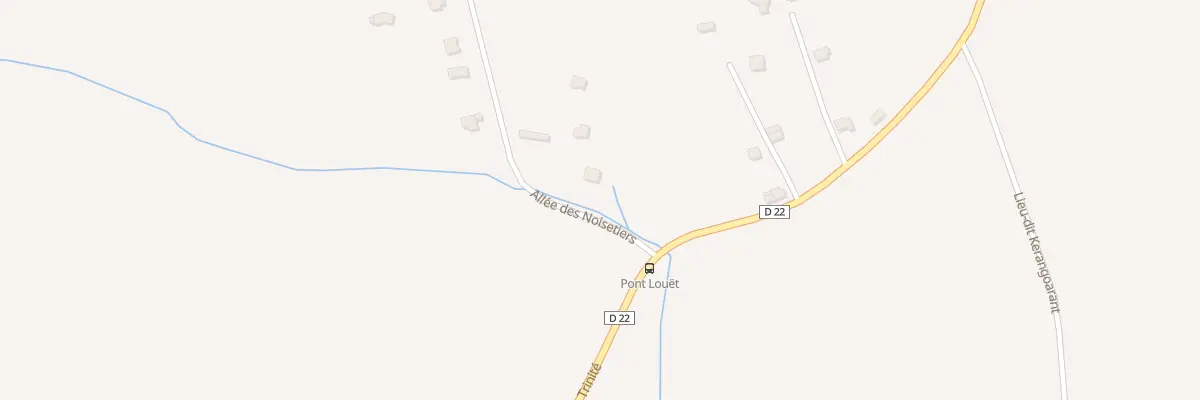 Plan du 971 Rte de la Trinite à Melgven