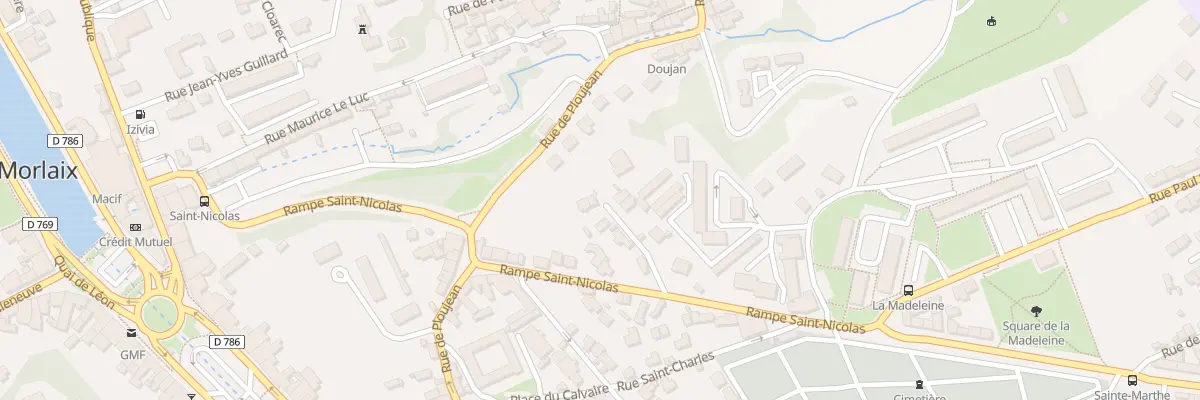 Plan du 9005 Imp Rpe Saint Nicolas à Morlaix