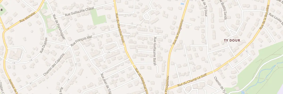 Plan du 14 Rue Guillaume Balay à Morlaix