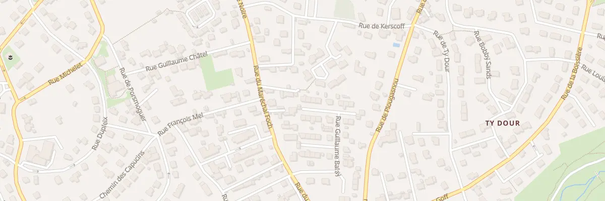 Plan du 45 Rue Guillaume Balay à Morlaix