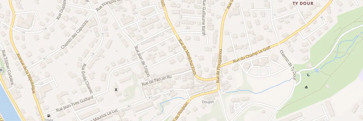 Plan du 5 Rue des Aubépines à Morlaix
