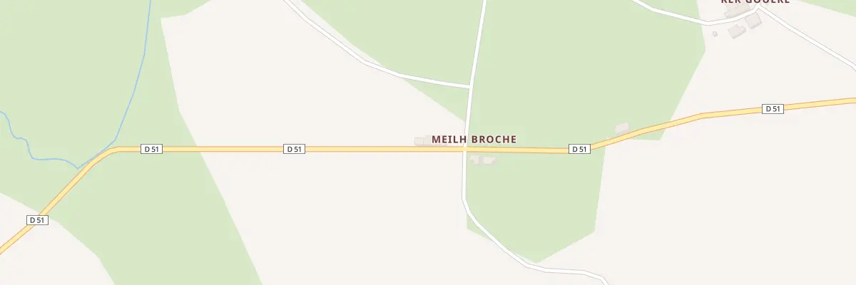 Plan du 1 Meilh Broche à Laz