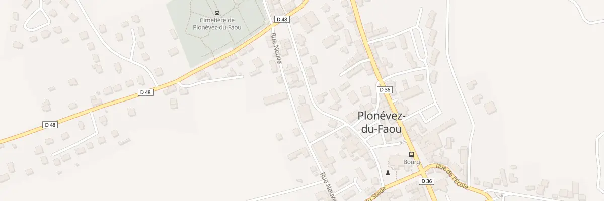 Plan du 13B Rue Neuve à Plonévez-du-Faou