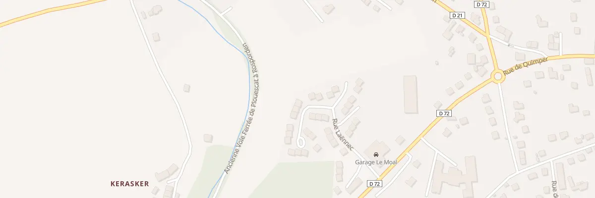 Plan du 36 Rue Laënnec à Châteauneuf-du-Faou