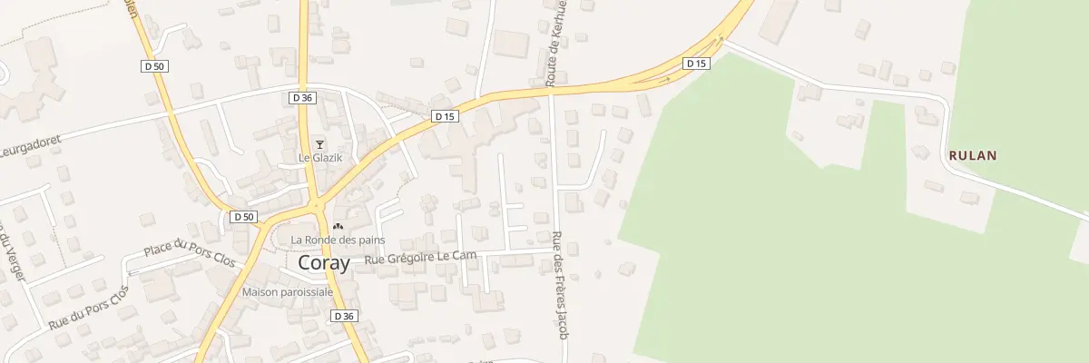 Plan du 8 Rue des Frères Jacob à Coray